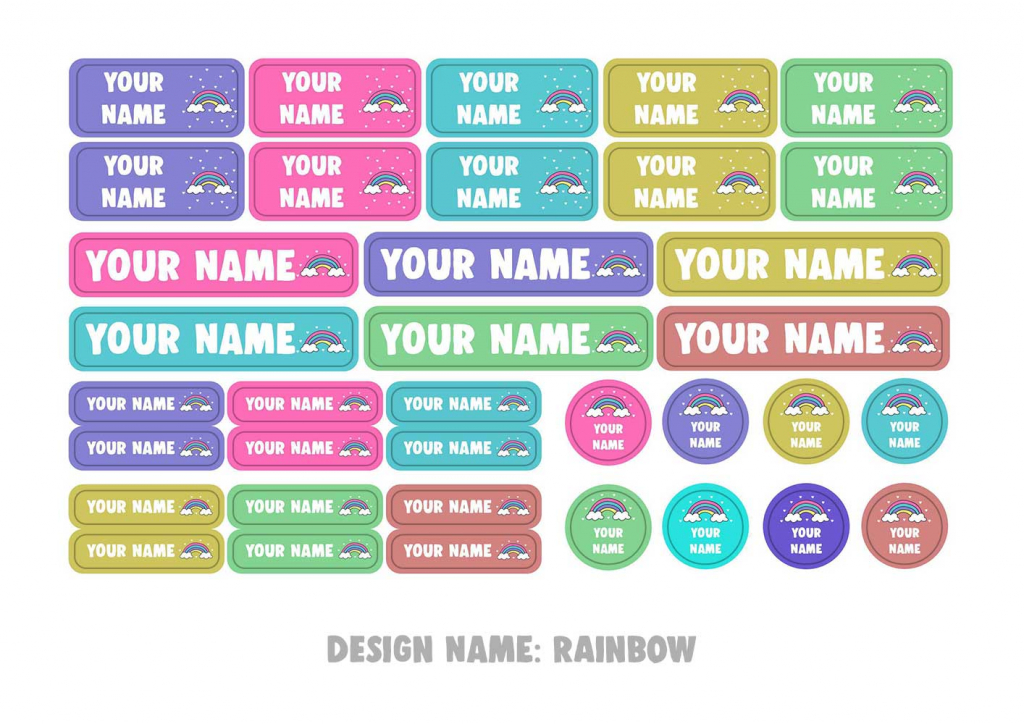 Name Labels – Designer Pack – PrintShrint.com